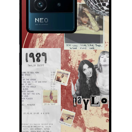Taylor Swift IQOO Neo 6 5G Glass Case
