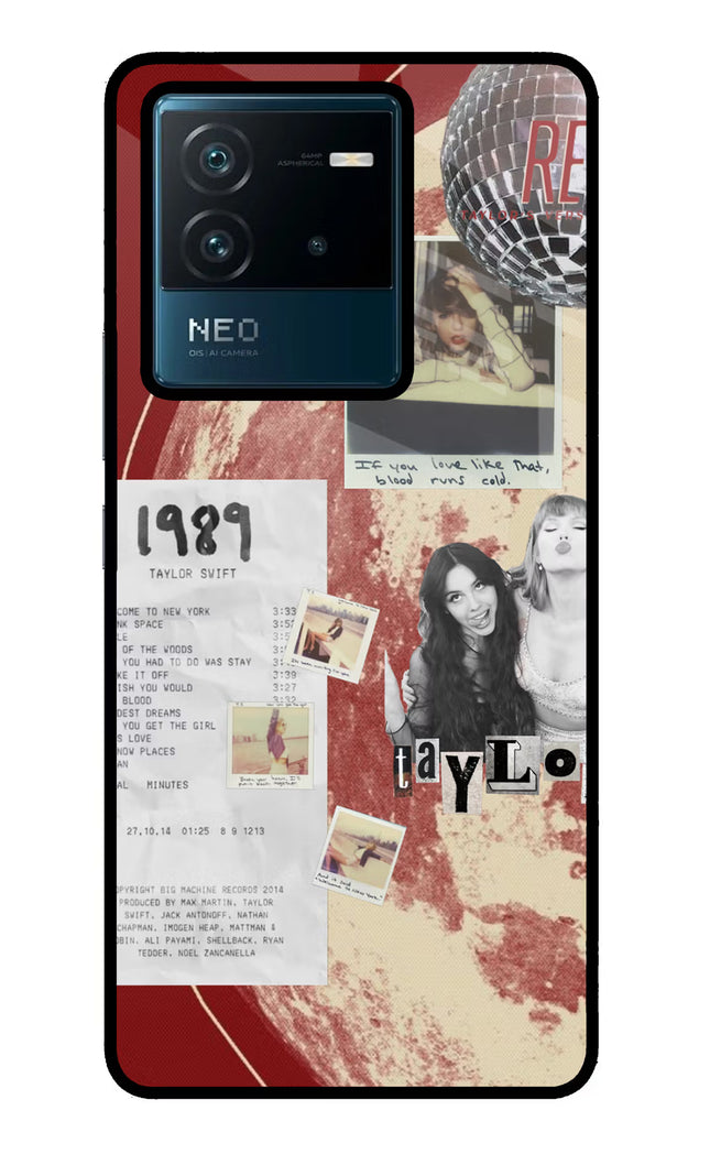 Taylor Swift IQOO Neo 6 5G Glass Case