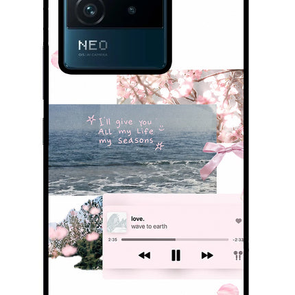 Wave to earth IQOO Neo 6 5G Glass Case