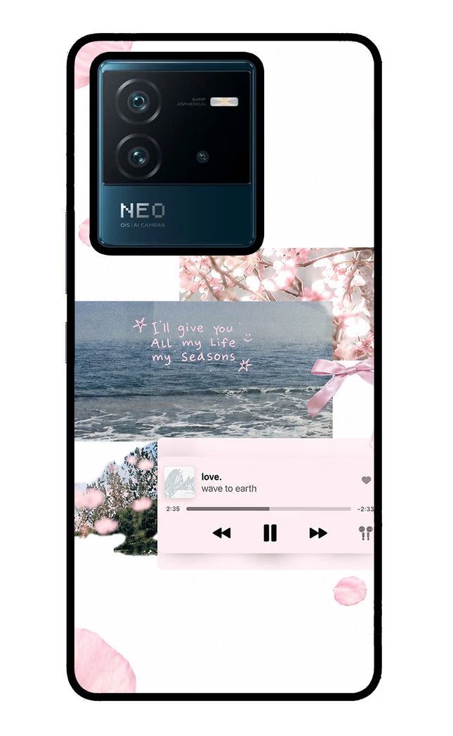 Wave to earth IQOO Neo 6 5G Glass Case