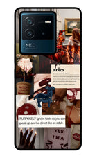 Zodiac Aries IQOO Neo 6 5G Glass Case