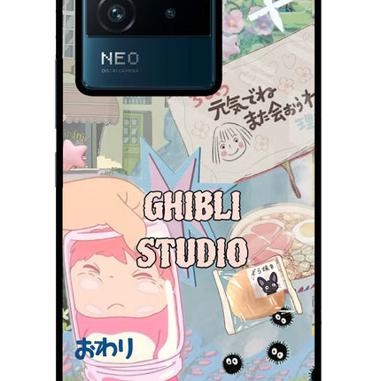 Studio Ghibli IQOO Neo 6 5G Glass Case