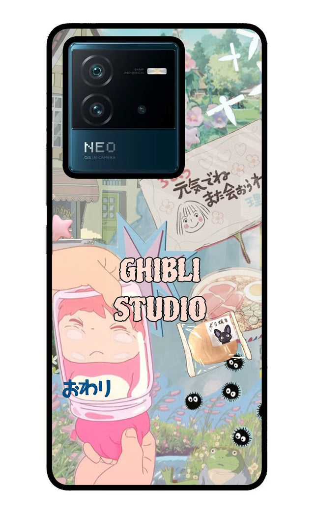 Studio Ghibli IQOO Neo 6 5G Glass Case