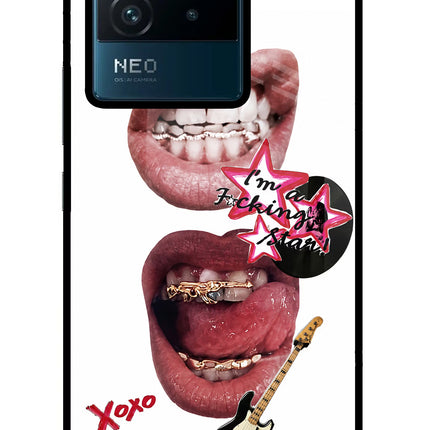 Rockstar IQOO Neo 6 5G Glass Case