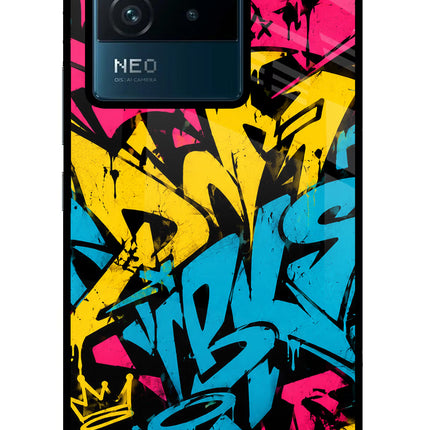Graffiti Vibe IQOO Neo 6 5G Glass Case