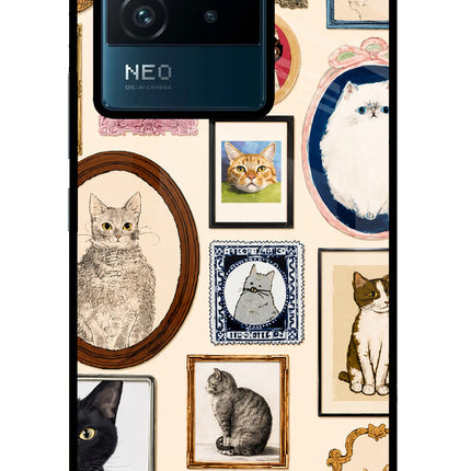 Mirror Cats IQOO Neo 6 5G Glass Case