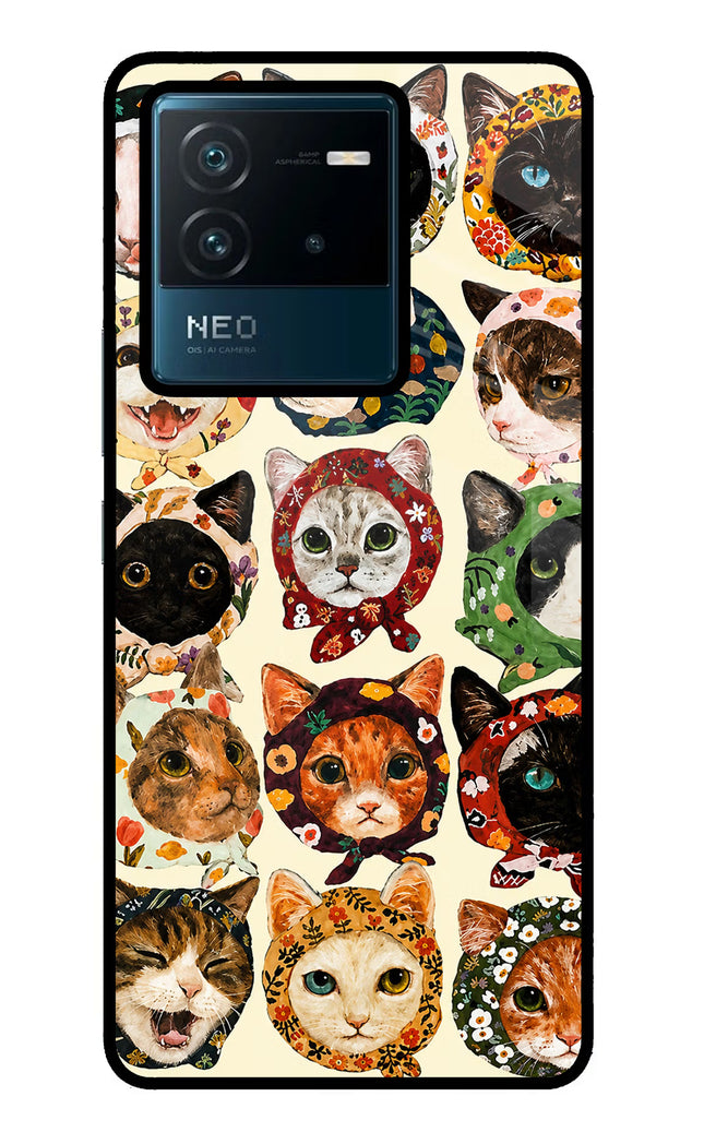 Cool Cat IQOO Neo 6 5G Glass Case