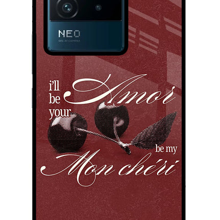 Velvet Cherry IQOO Neo 6 5G Glass Case
