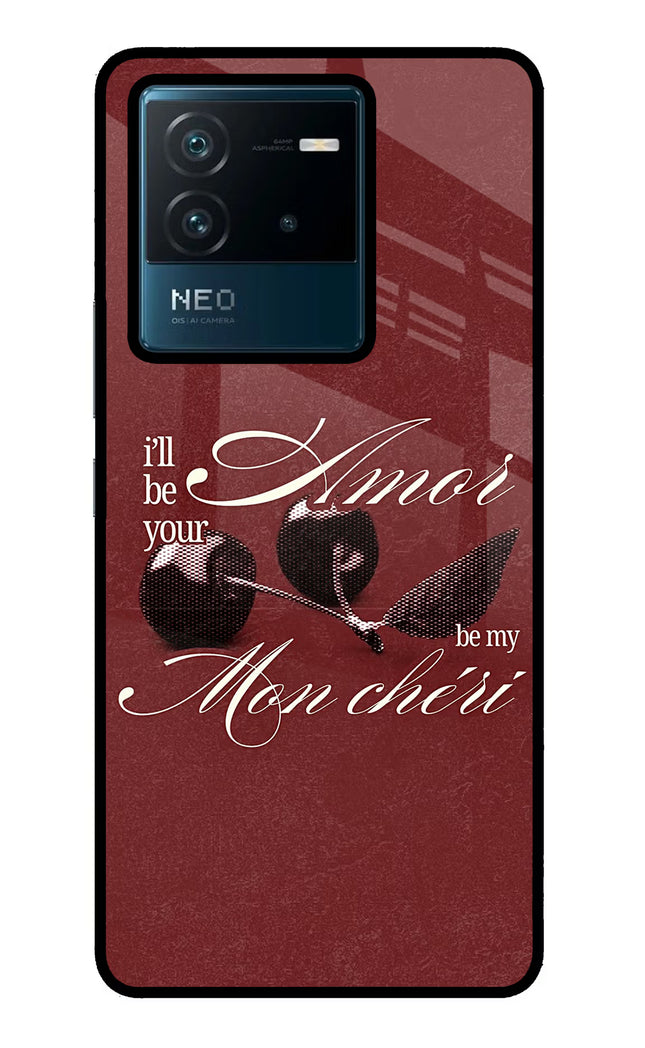 Velvet Cherry IQOO Neo 6 5G Glass Case