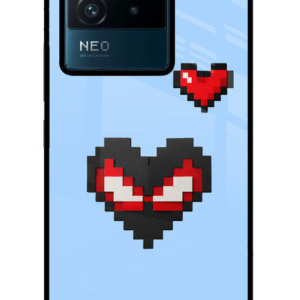 Peter Heart IQOO Neo 6 5G Glass Case