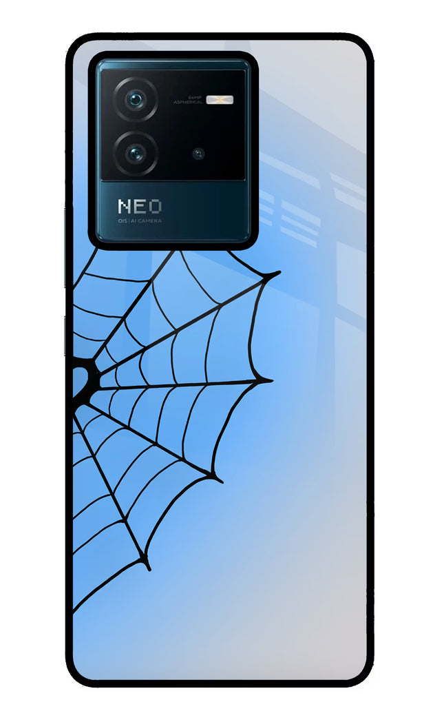 Blue Web IQOO Neo 6 5G Glass Case