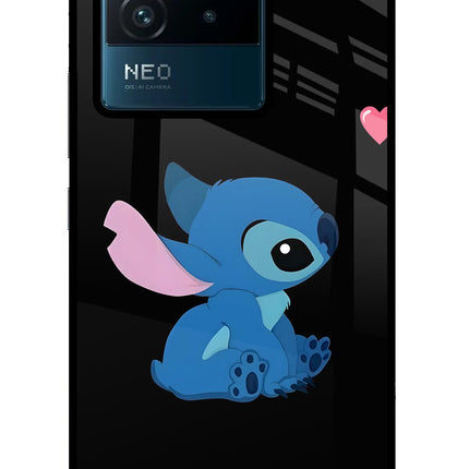 Stitch Crush IQOO Neo 6 5G Glass Case