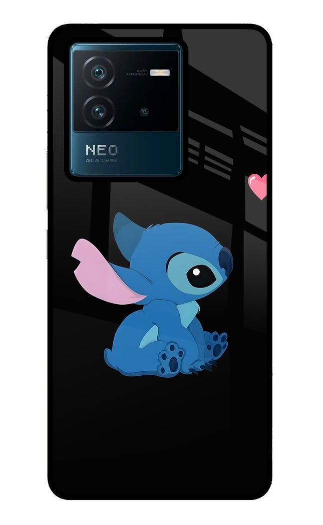 Stitch Crush IQOO Neo 6 5G Glass Case