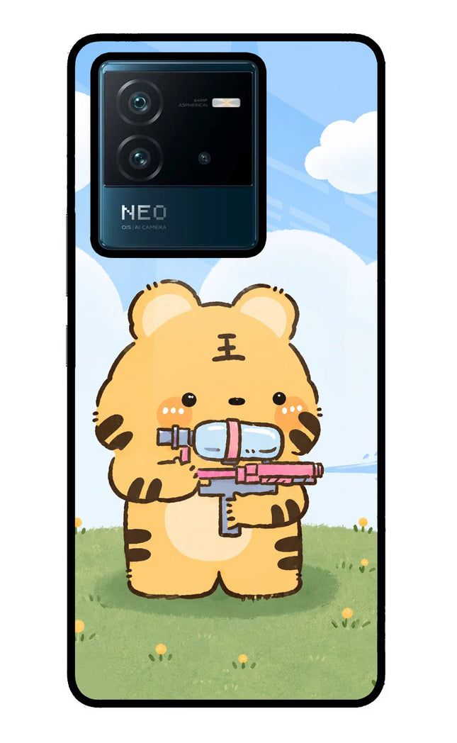 Tiger Treat IQOO Neo 6 5G Glass Case