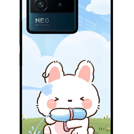 Bunny Treat IQOO Neo 6 5G Glass Case