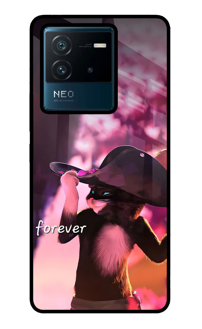 Forever Cat IQOO Neo 6 5G Glass Case