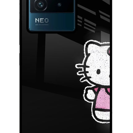 Kitty Charm IQOO Neo 6 5G Glass Case