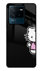 Kitty Charm IQOO Neo 6 5G Glass Case