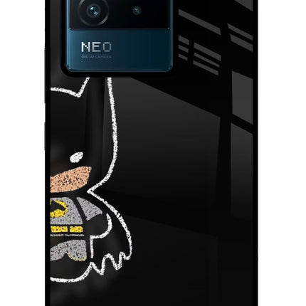 Bat Kitty IQOO Neo 6 5G Glass Case