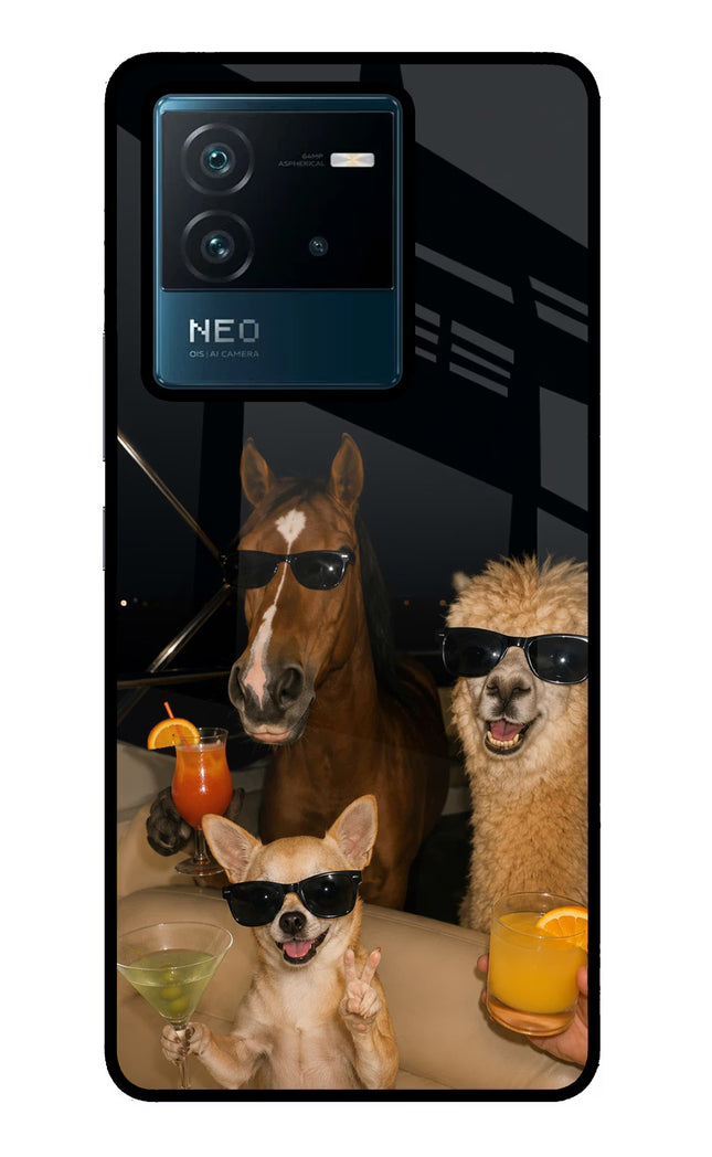 Party Squad IQOO Neo 6 5G Glass Case