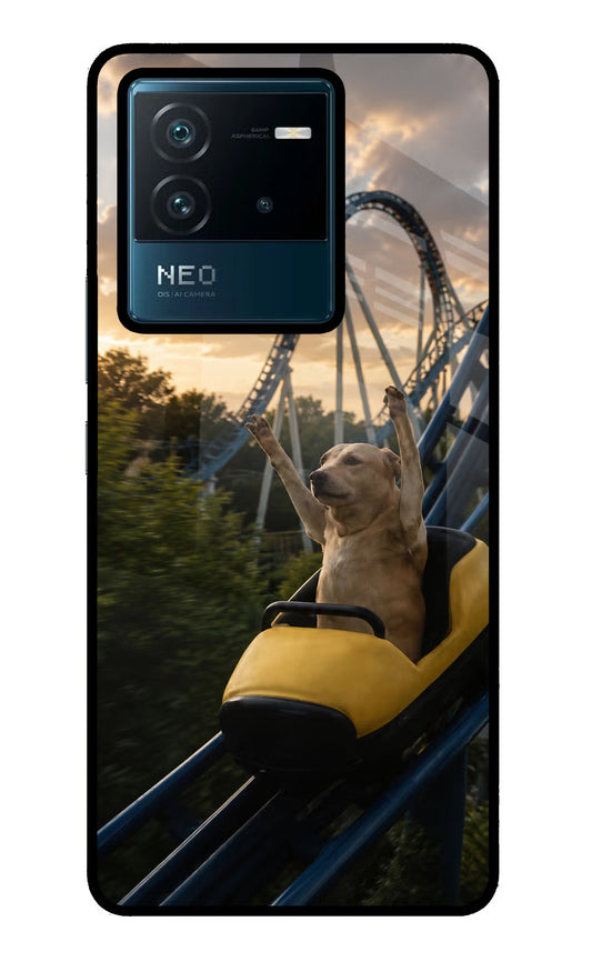 Rollercoaster Dog IQOO Neo 6 5G Glass Case