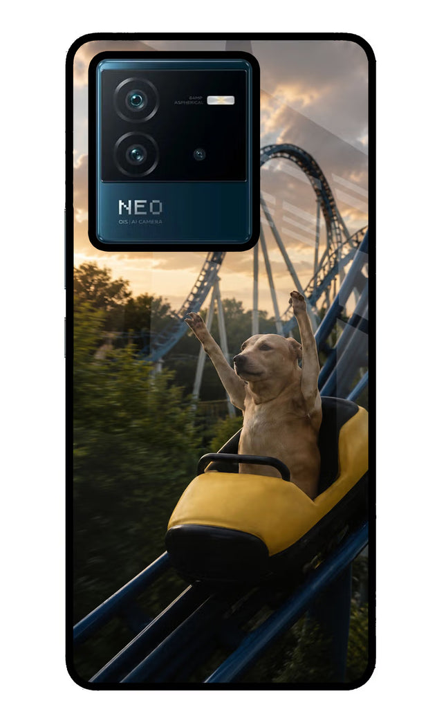 Rollercoaster Dog IQOO Neo 6 5G Glass Case