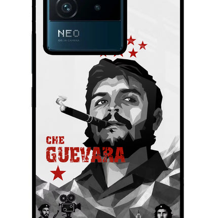 Che Guevara Iconic IQOO Neo 6 5G Glass Case Back Cover by Casekaro