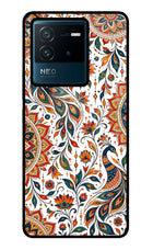 White Mayura IQOO Neo 6 5G Glass Case
