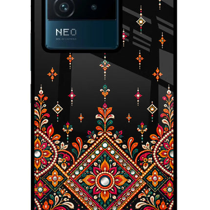 Noir Mehfil IQOO Neo 6 5G Glass Case