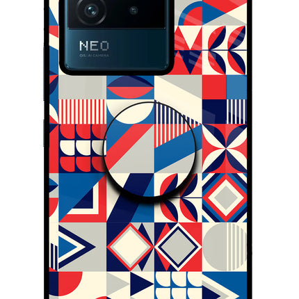 Colorful Pattern IQOO Neo 6 5G Pop Case by Casekaro