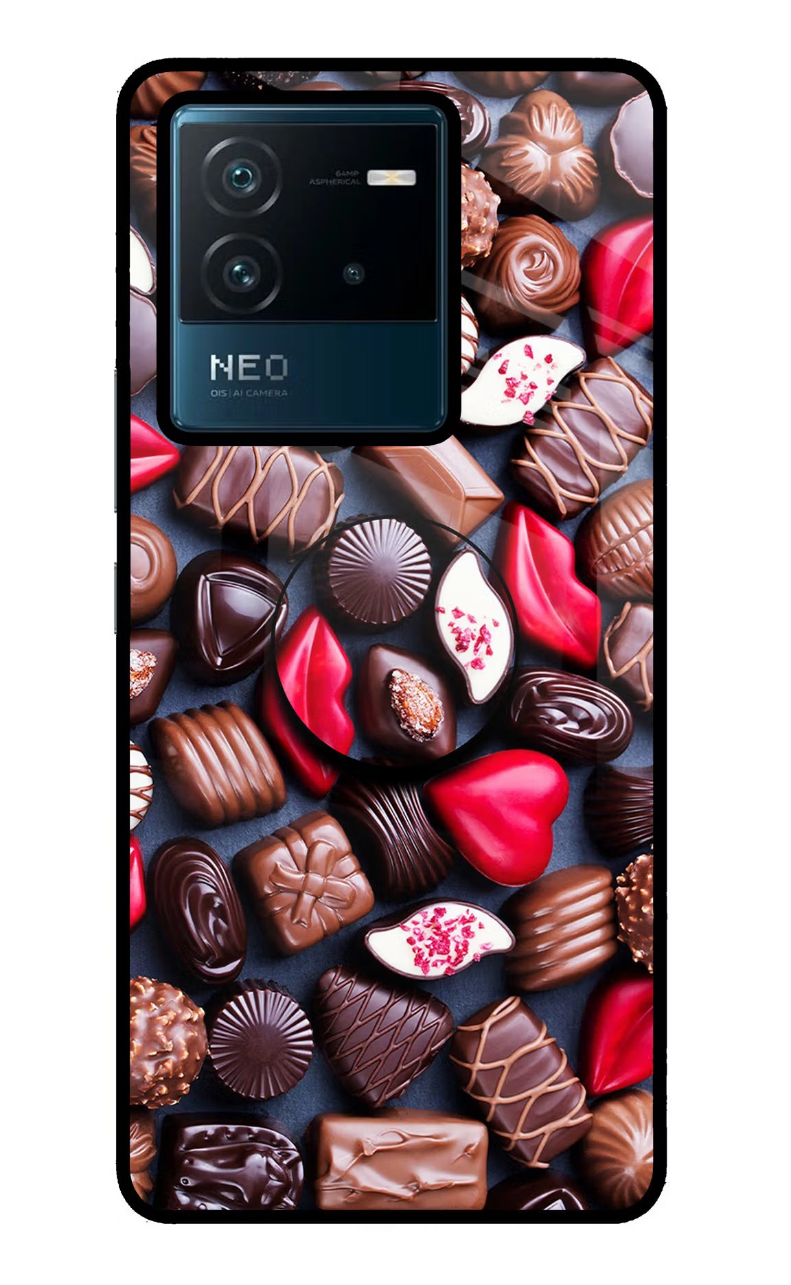 Chocolates IQOO Neo 6 5G Pop Case by Casekaro