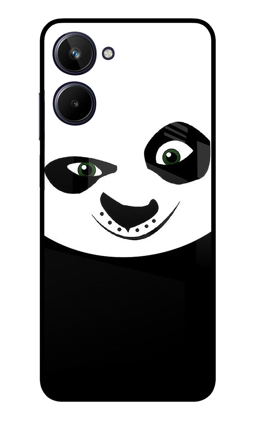 Panda Realme 10 Back Cover, Metal case