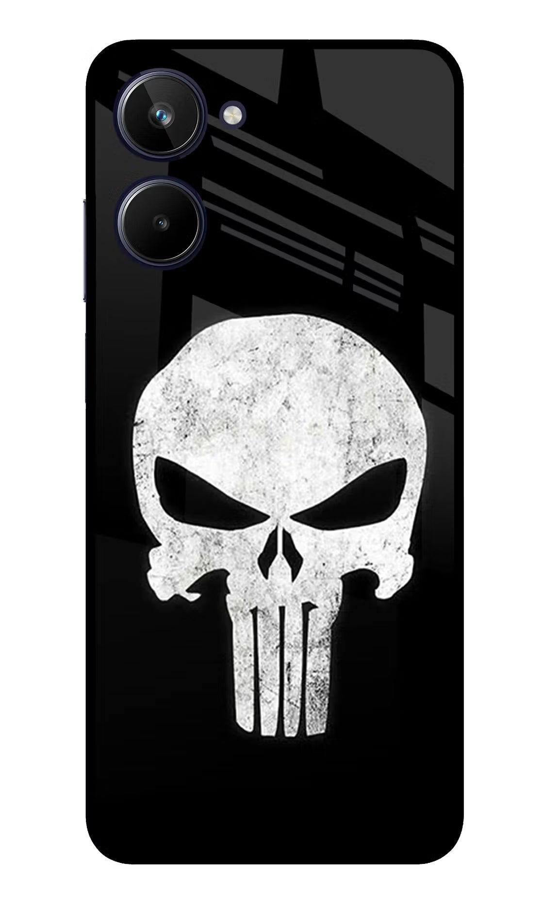 Punisher Skull Realme 10 Glass Case