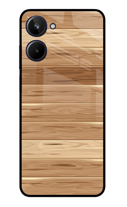 Wooden Vector Realme 10 Glass Case