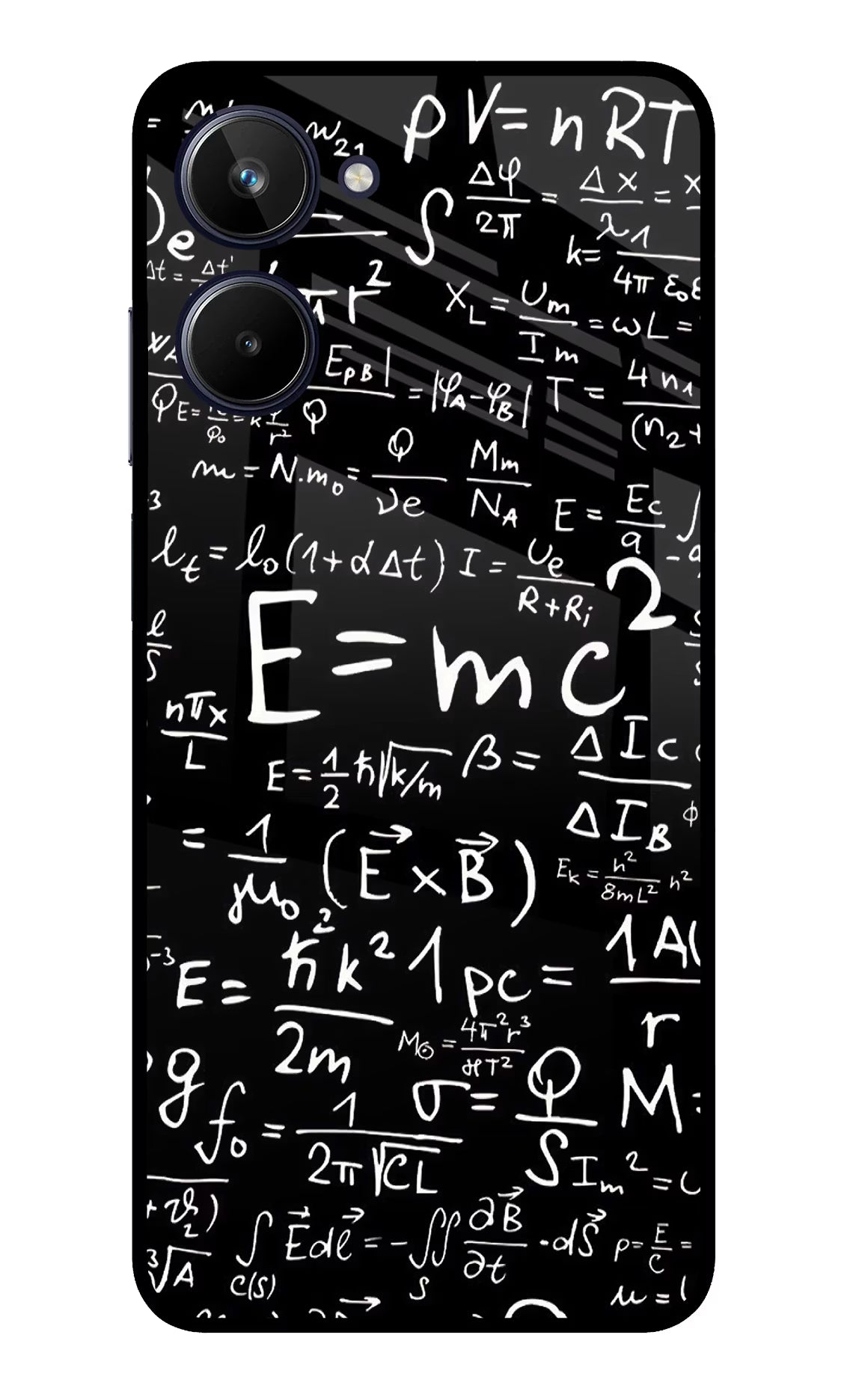 Physics Formula Realme 10 Glass Case Back Cover by Casekaro