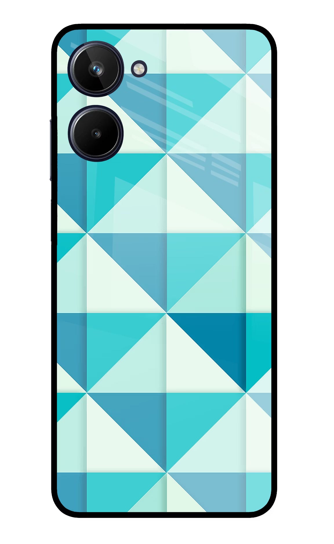 Abstract Realme 10 Glass Case Back Cover by Casekaro