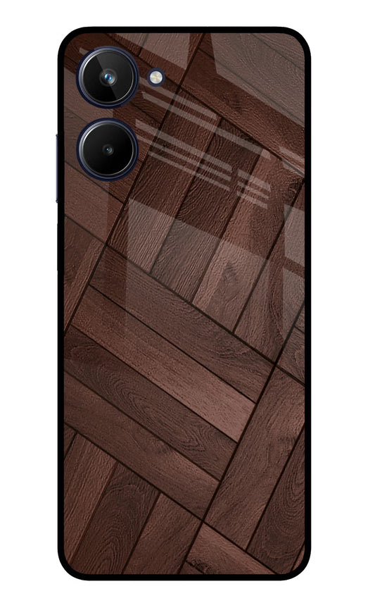 Wooden Texture Design Realme 10 Glass Case