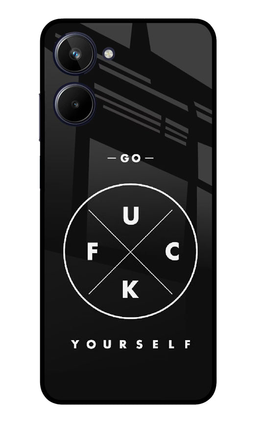 Go Fuck Yourself Realme 10 Glass Case