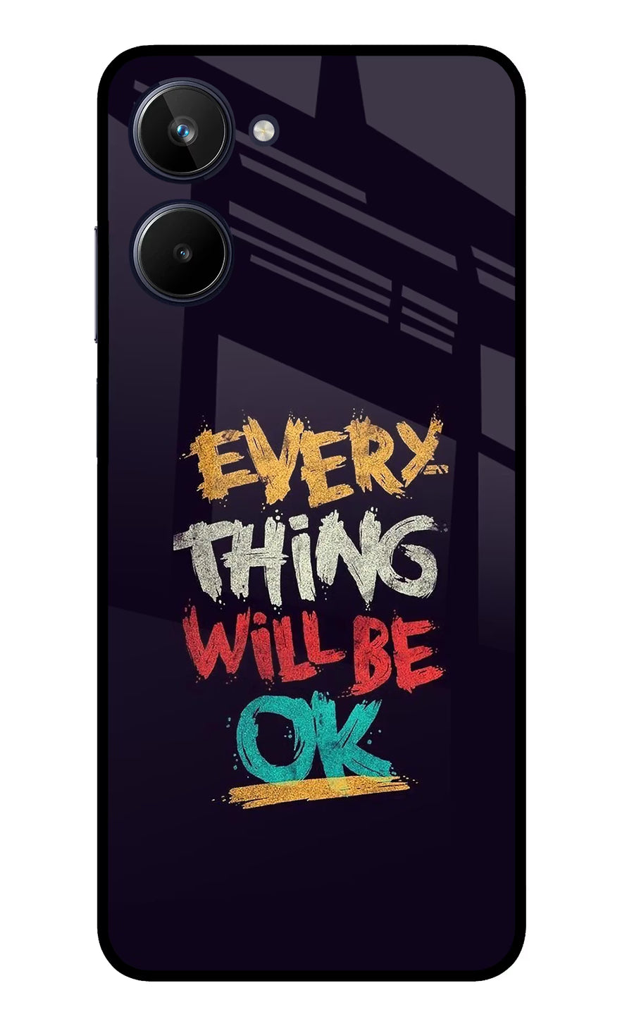 Everything Will Be Ok Realme 10 Back Cover, Metal case