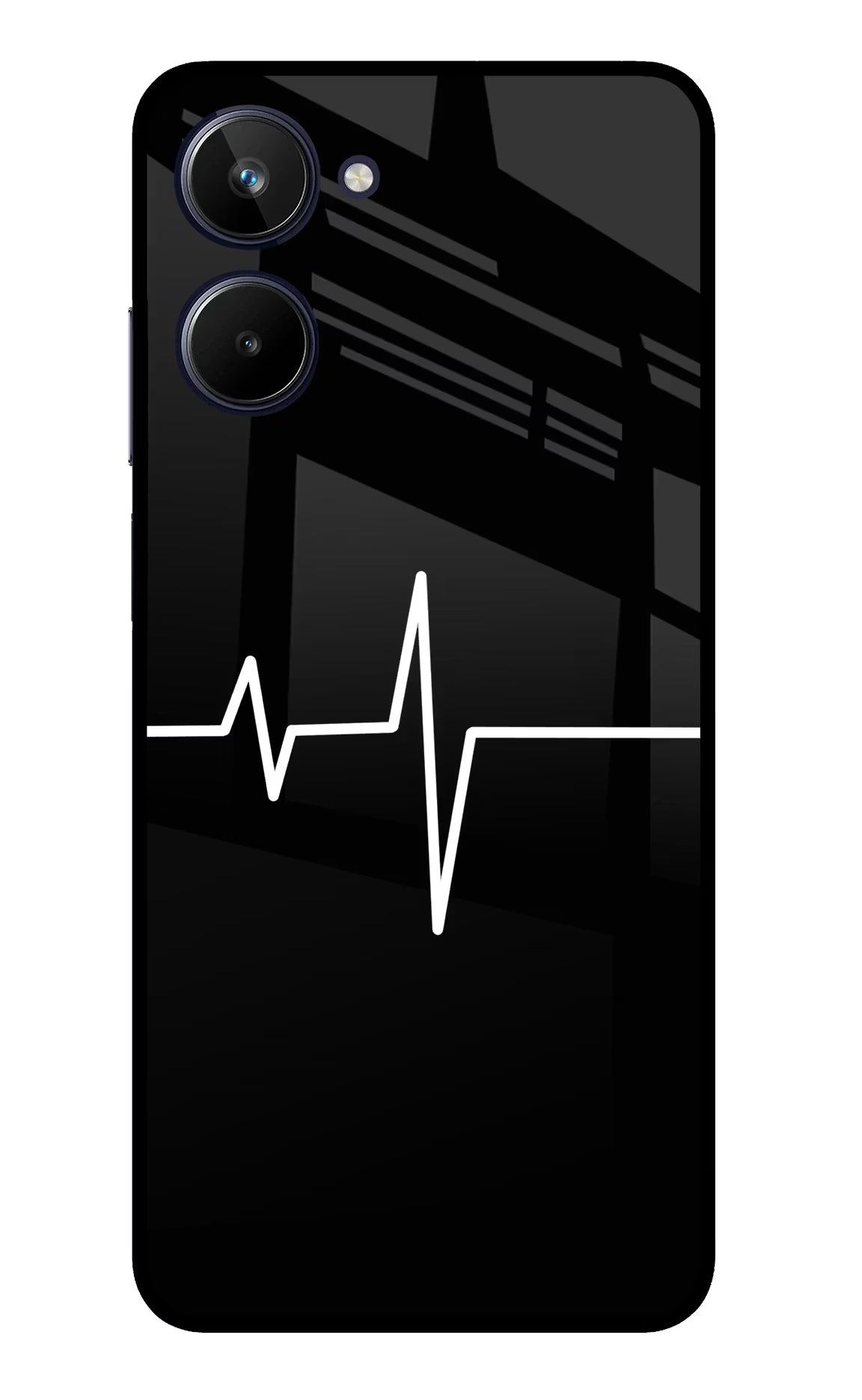 Heart Beats Realme 10 Glass Case Back Cover by Casekaro