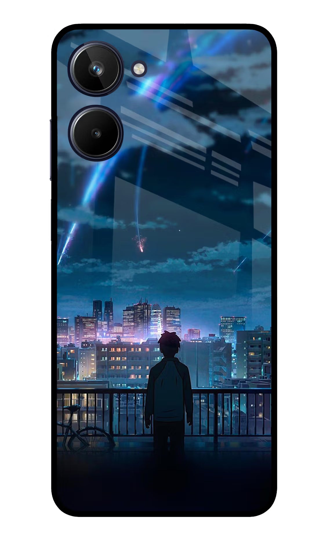 Anime Realme 10 Glass Case Back Cover by Casekaro
