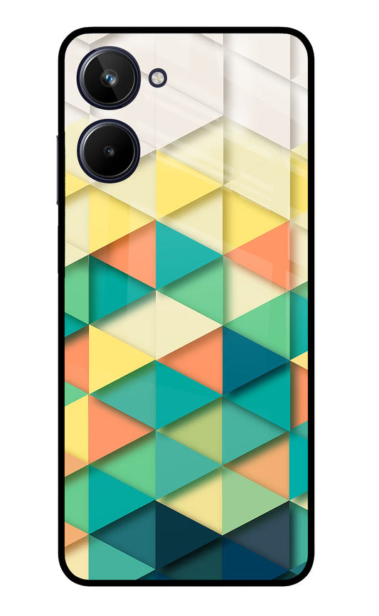 Abstract Realme 10 Glass Case