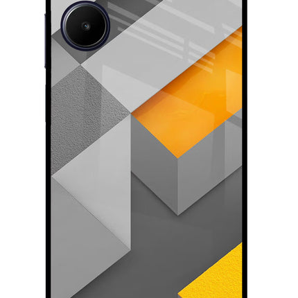 Abstract Realme 10 Glass Case Back Cover by Casekaro