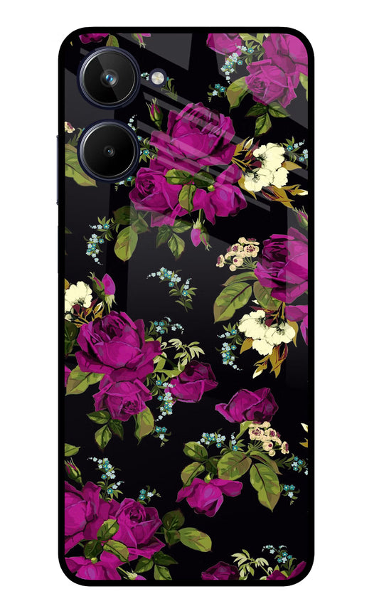 Flowers Realme 10 Glass Case