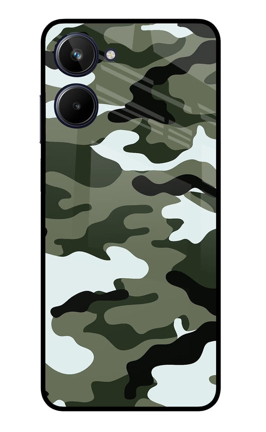 Camouflage Realme 10 Glass Case