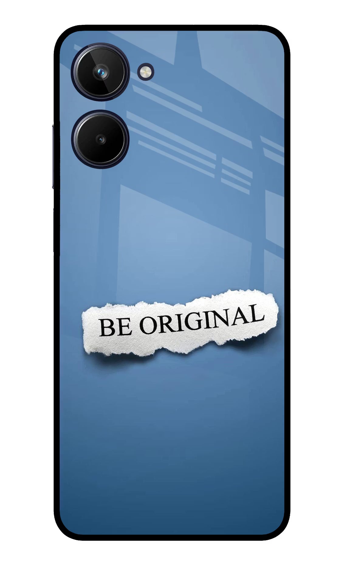 Be Original Realme 10 Glass Case Back Cover by Casekaro
