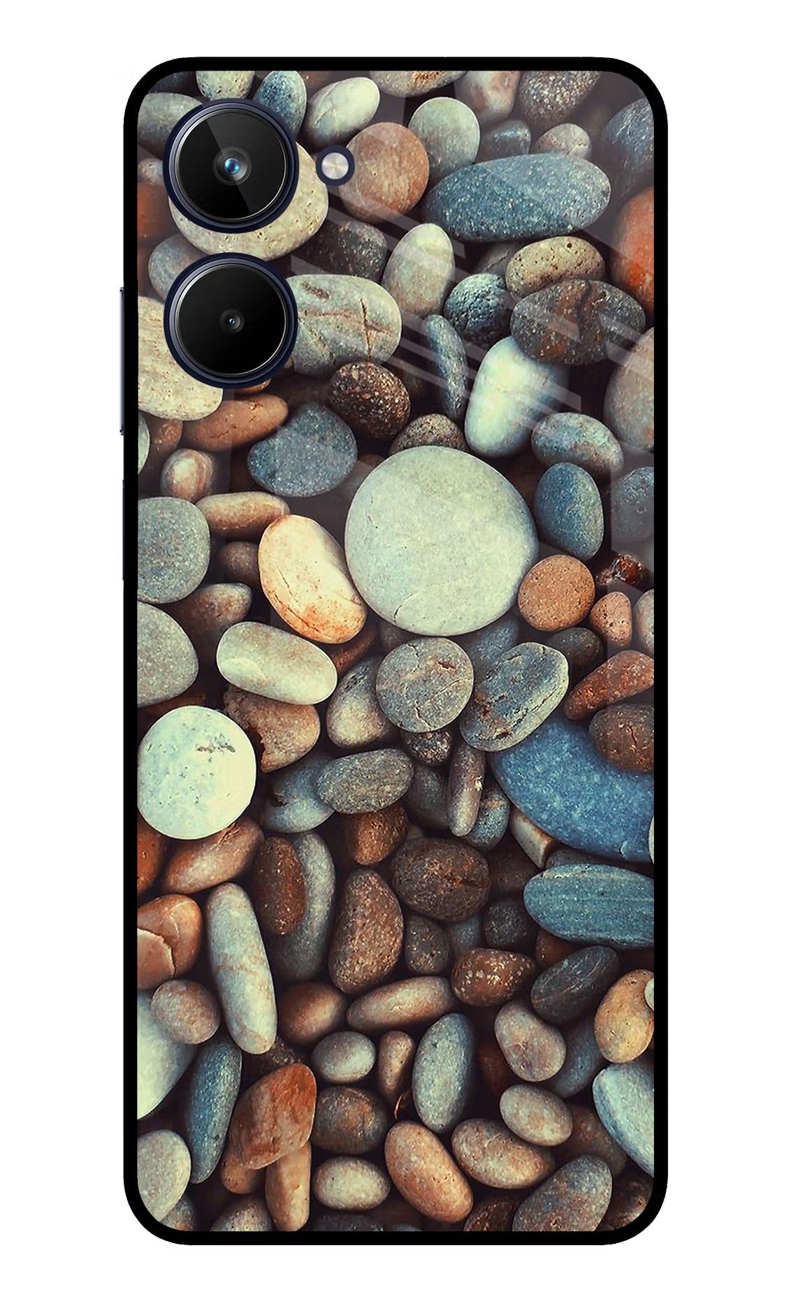 Pebble Realme 10 Glass Case Back Cover by Casekaro