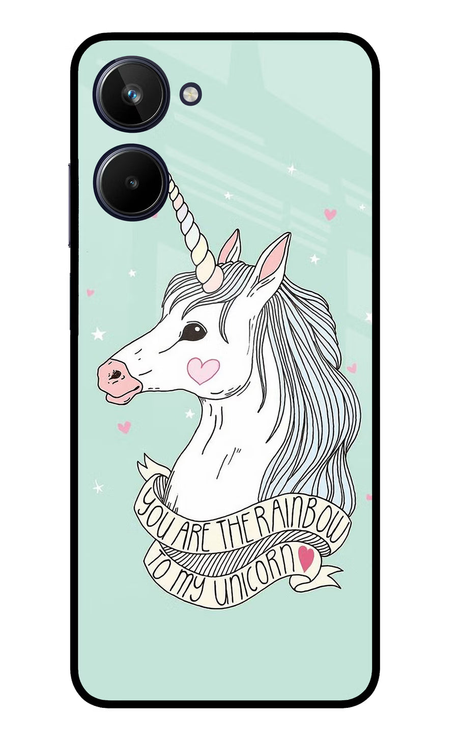 Unicorn Wallpaper Realme 10 Back Cover, Metal case