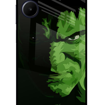 HULK Realme 10 Glass Case Back Cover by Casekaro