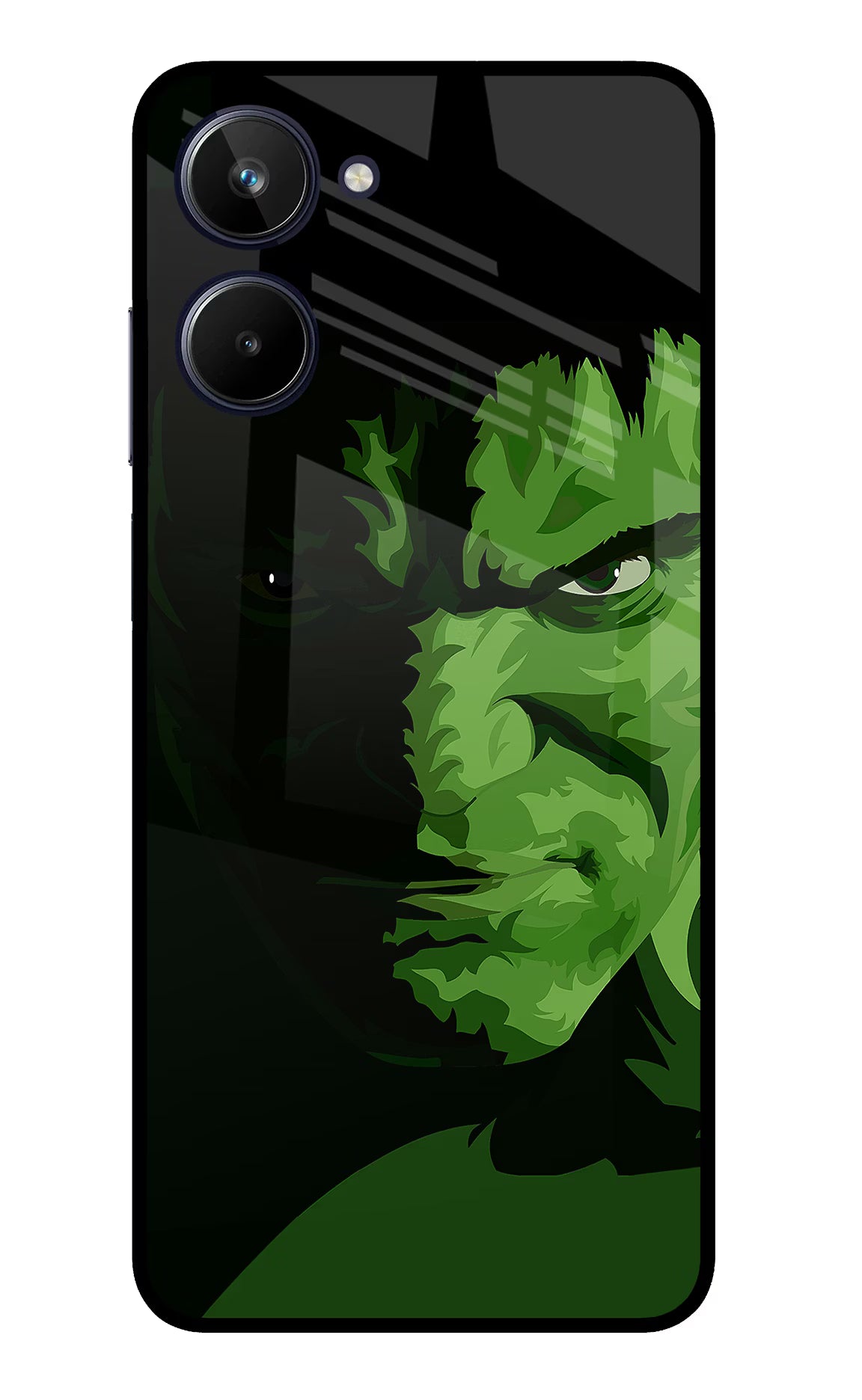 HULK Realme 10 Glass Case Back Cover by Casekaro